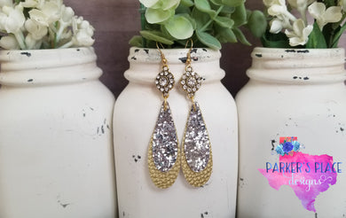 Silver and Gold Dangles