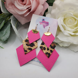 Hot Pink and Leopard Diamonds