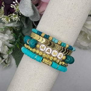 Turquoise Mama Beaded Stack
